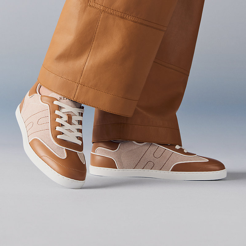 【ミッチー】HERMES スウェードハイカットスニーカー 美品】HERMES エルメス レザー スエード ハイカット スニーカー - メルカリ